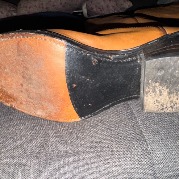 Amazing Condition Olathe Men's Leather Boots - Size 9 1/2 - Picture 6 of 9